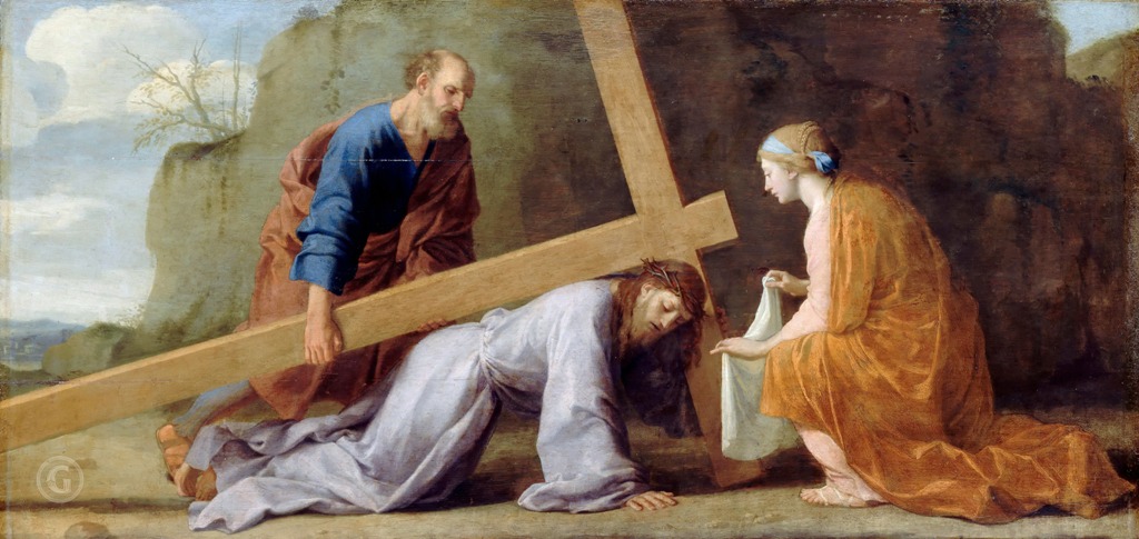 EUSTACHE LE SUEUR (1617-1655) – Chrystus niosący krzyż, ok. 1651, Muzeum Louvre